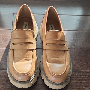 Steve Madden Tan Loafers for Men